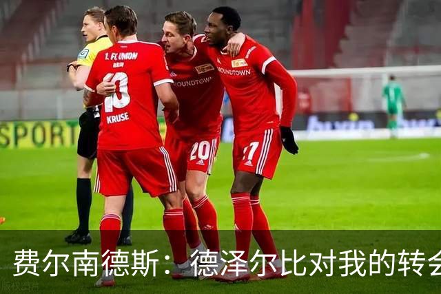 费尔南德斯：德泽尔比对我的转会影响深远，我渴望获得荣誉