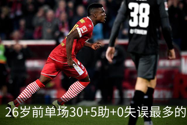 26岁前单场30+5助+0失误最多的球员：马克西领先